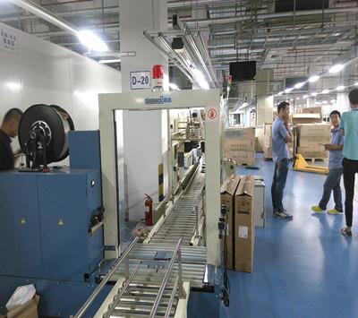 《走進(jìn)打包機(jī)》無(wú)人化打包機(jī)在家電行業(yè)使用視頻